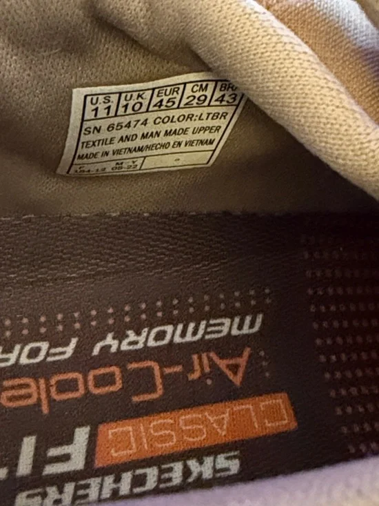 Men's Skechers  Classic Fit Delson-Camben Sneaker Size 11 - Picture 7 of 7